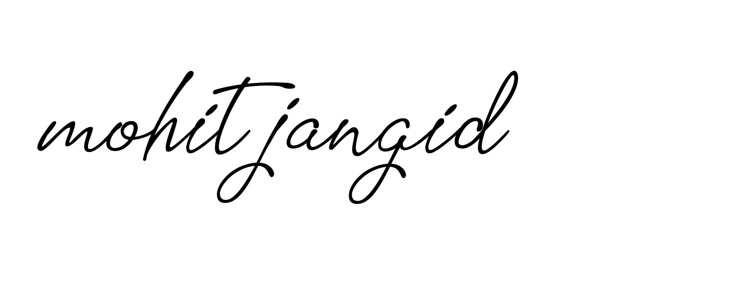 Signature of mohit-jangid