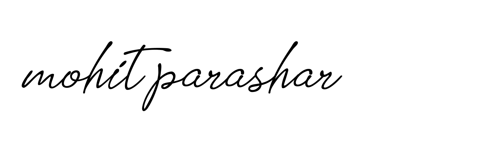 Signature of mohit-parashar