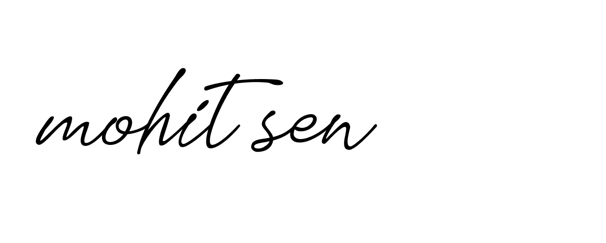 Signature of mohit-sen