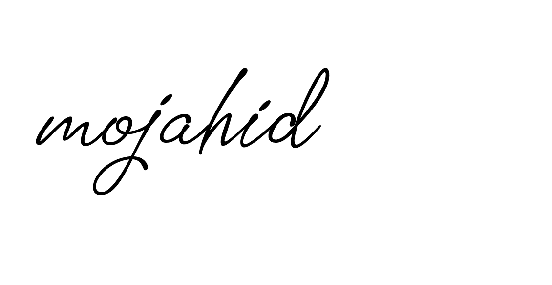 Signature of mojahid