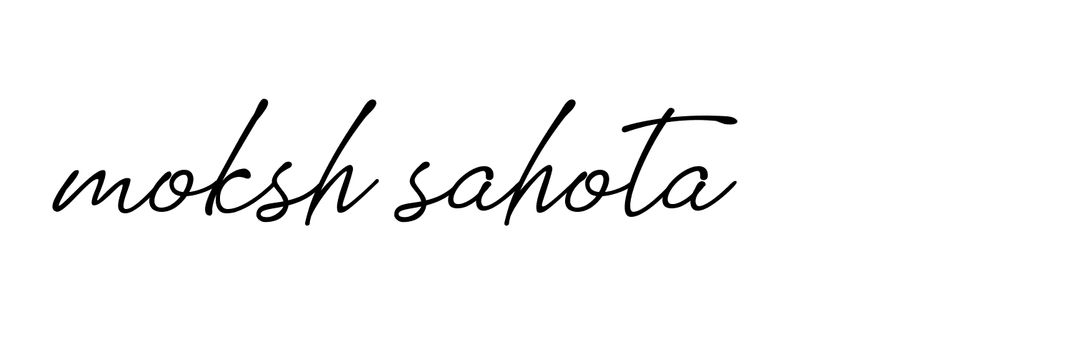 Signature of moksh-sahota