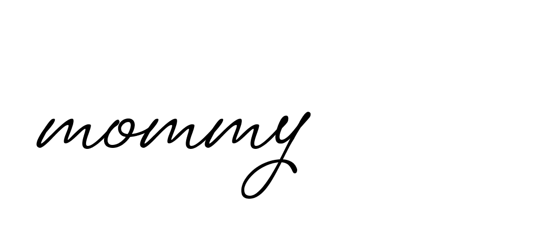 Signature of mommy