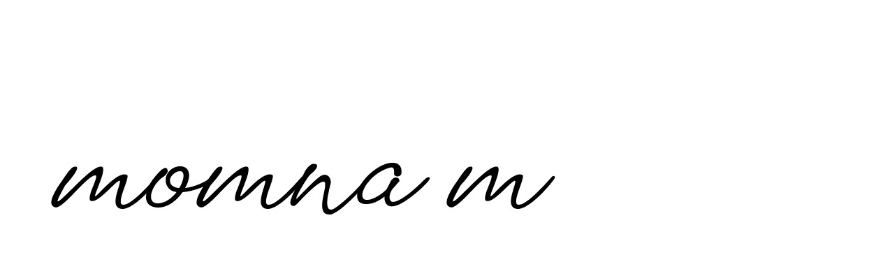 Signature of momna-m