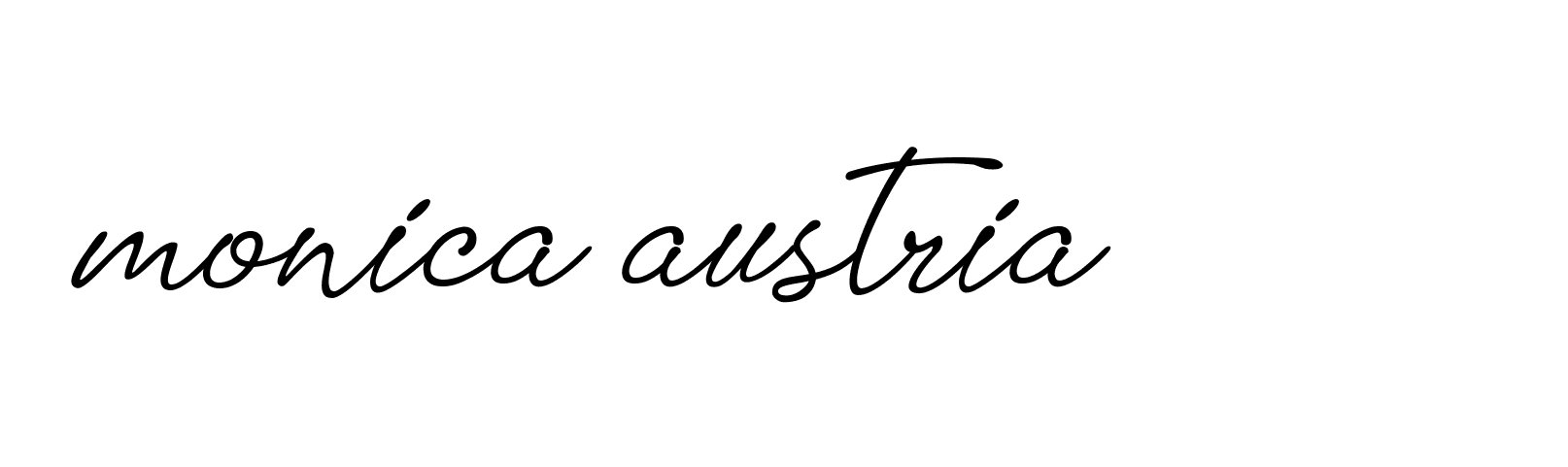 Signature of monica-austria