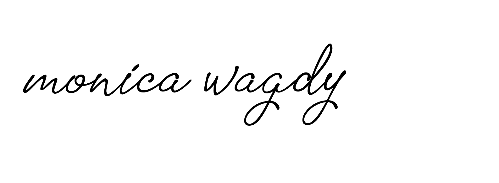 Signature of monica-wagdy