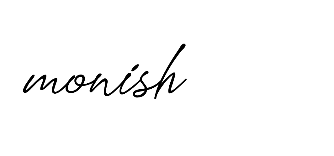 Signature of monish