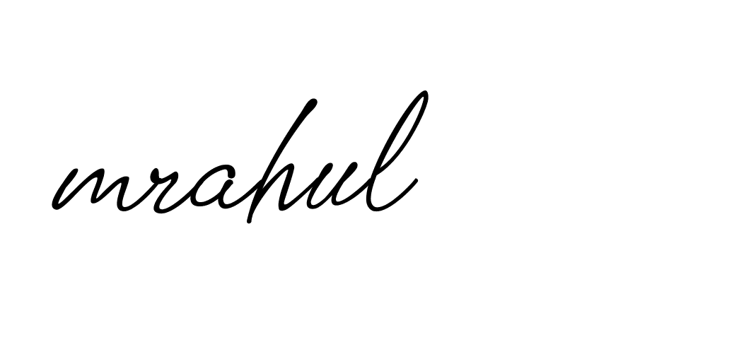 Signature of mrahul