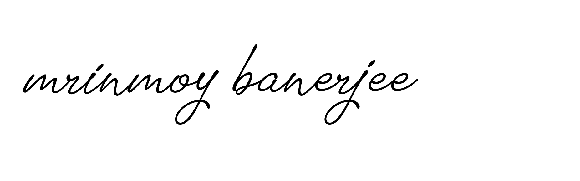 Signature of mrinmoy-banerjee-