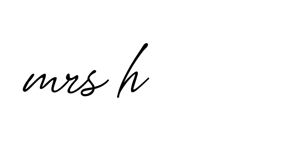 Signature of mrs-h