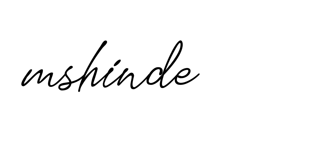 Signature of mshinde