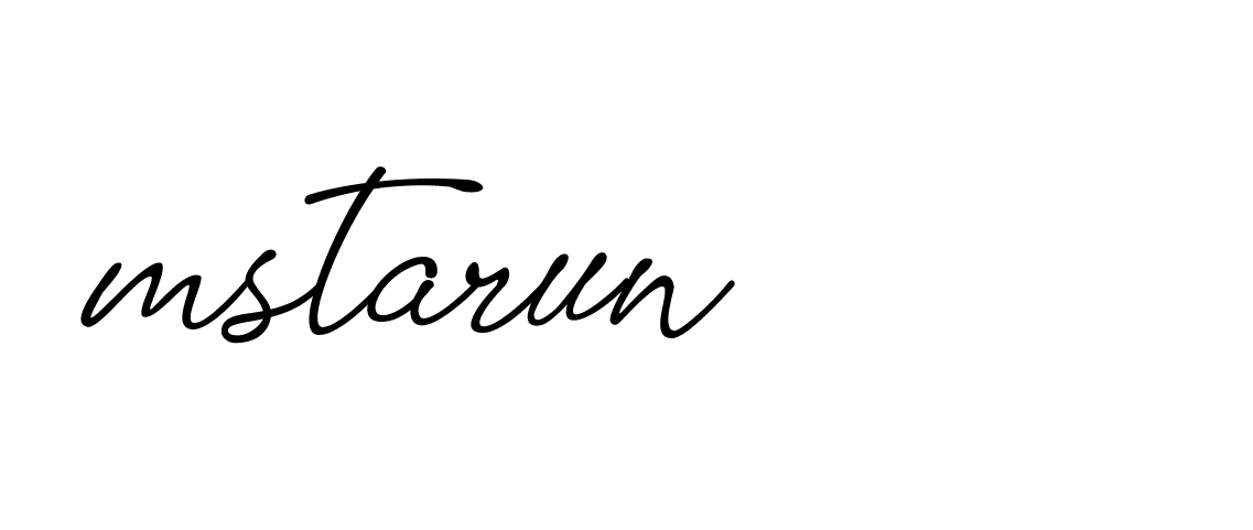 Signature of mstarun