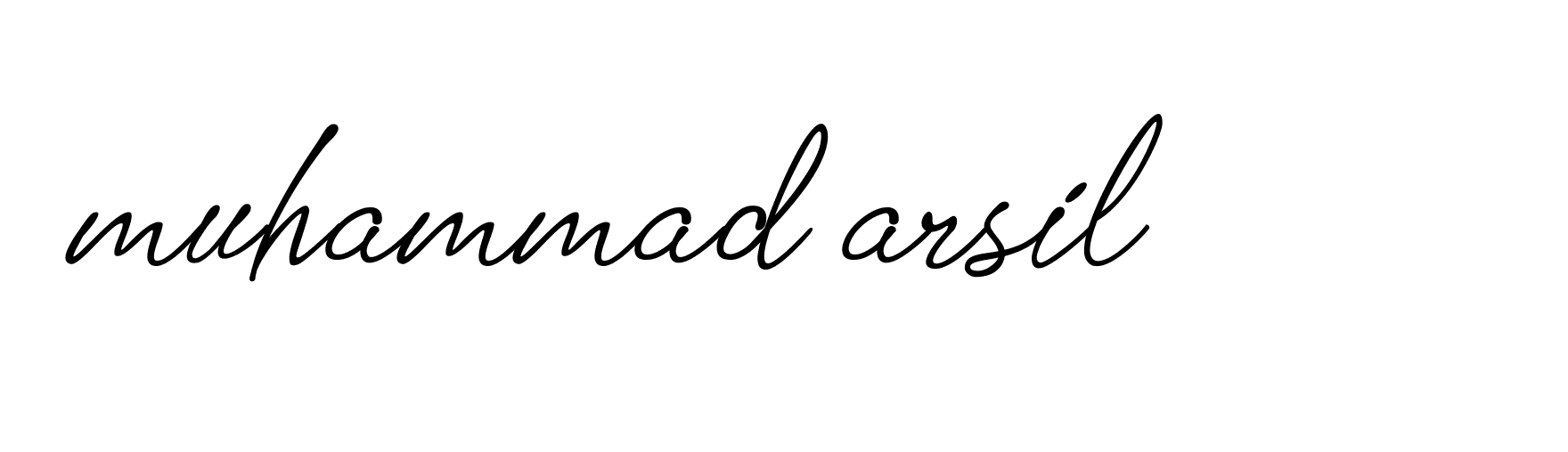 Signature of muhammad-arsil