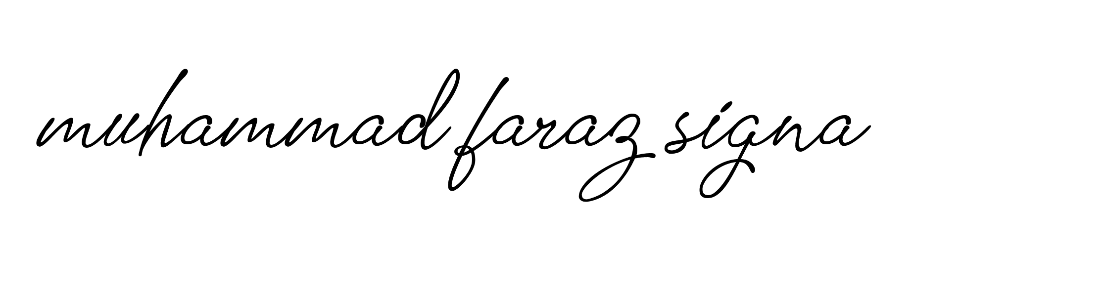 Signature of muhammad-faraz-signa