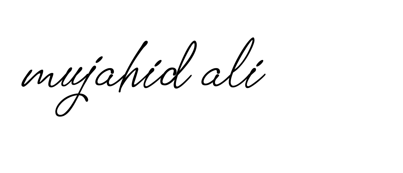 Signature of mujahid-ali