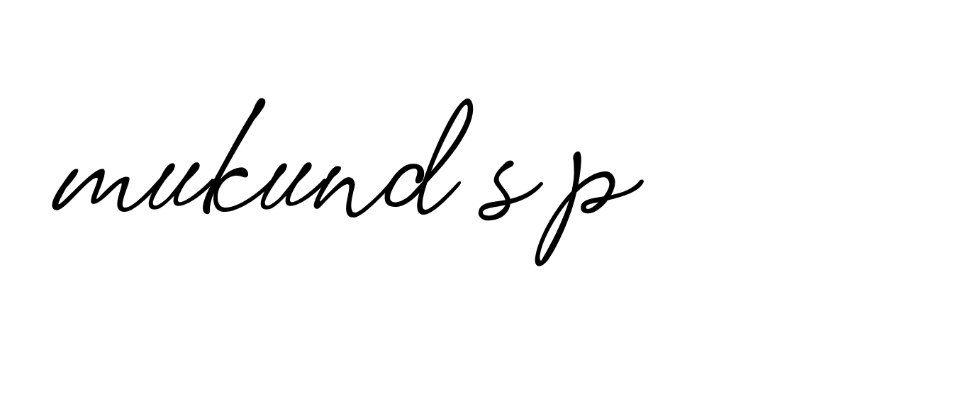 Signature of mukund-s-p