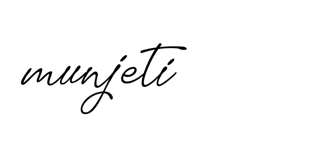 Signature of munjeti