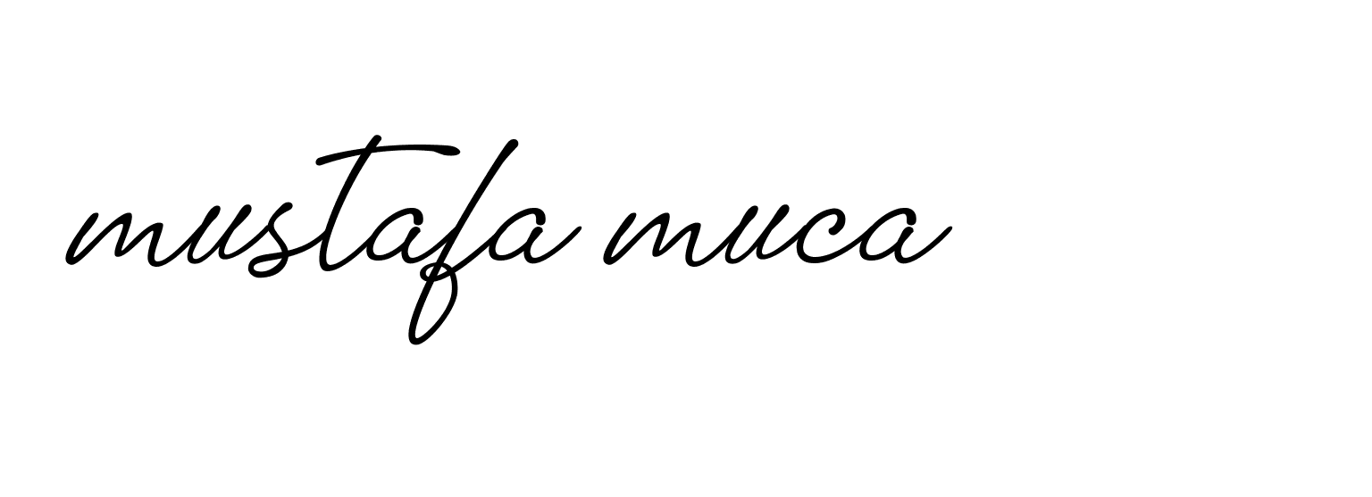 Signature of mustafa-muca