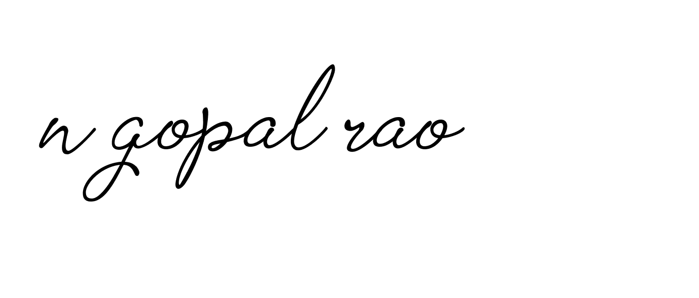 Signature of n-gopal-rao