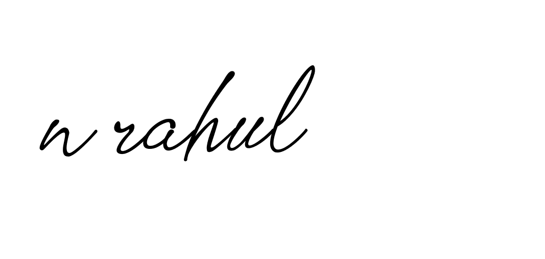 Signature of n-rahul