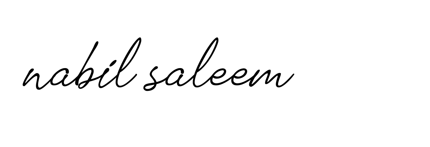 Signature of nabil-saleem