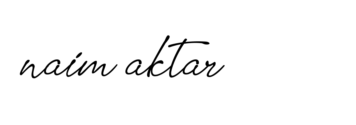 Signature of naim-aktar-