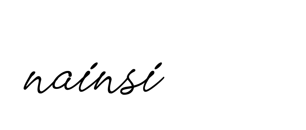 Signature of nainsi