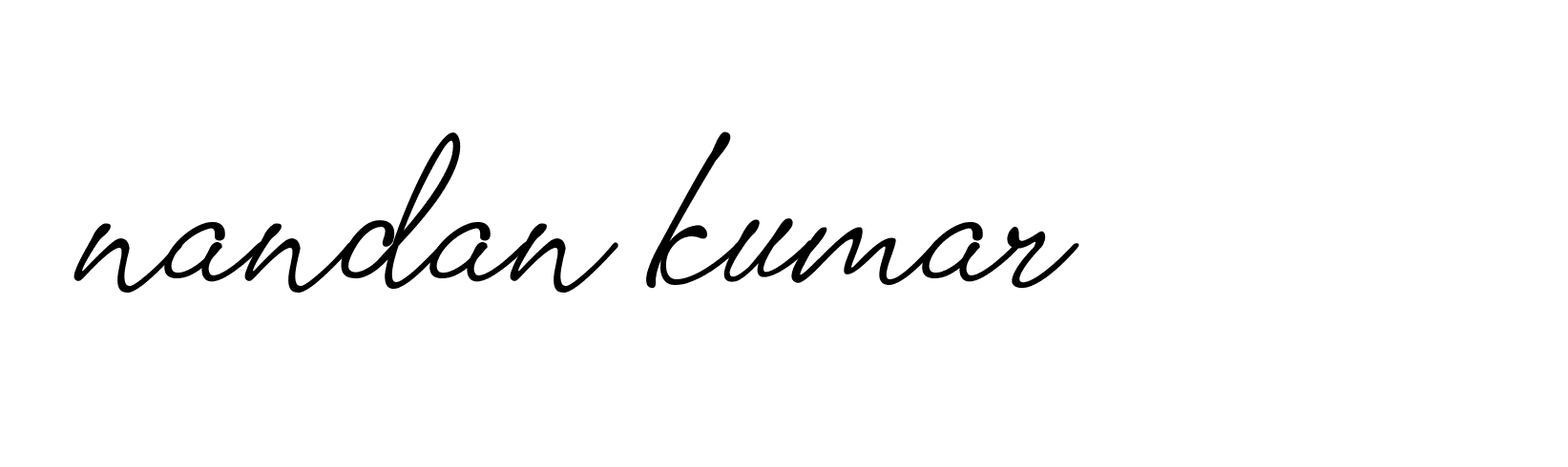 Signature of nandan-kumar-