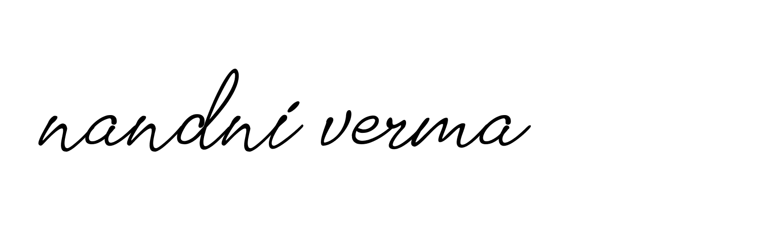 Signature of nandni-verma