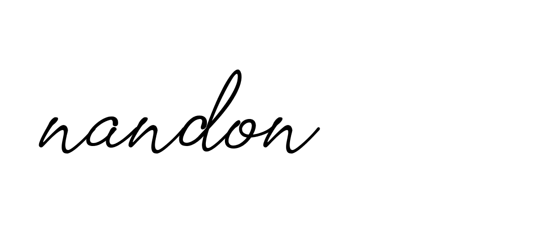 Signature of nandon