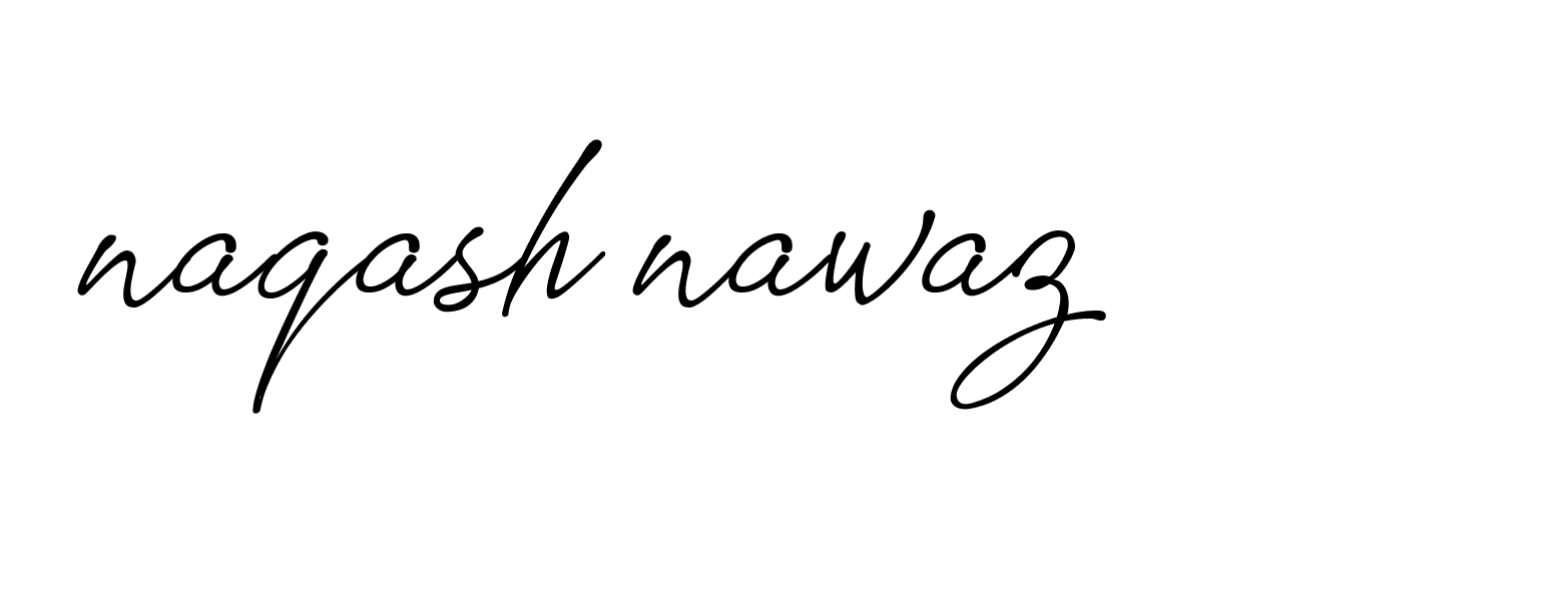 Signature of naqash-nawaz