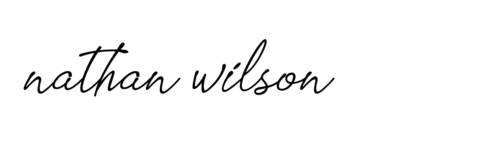 Signature of nathan-wilson-