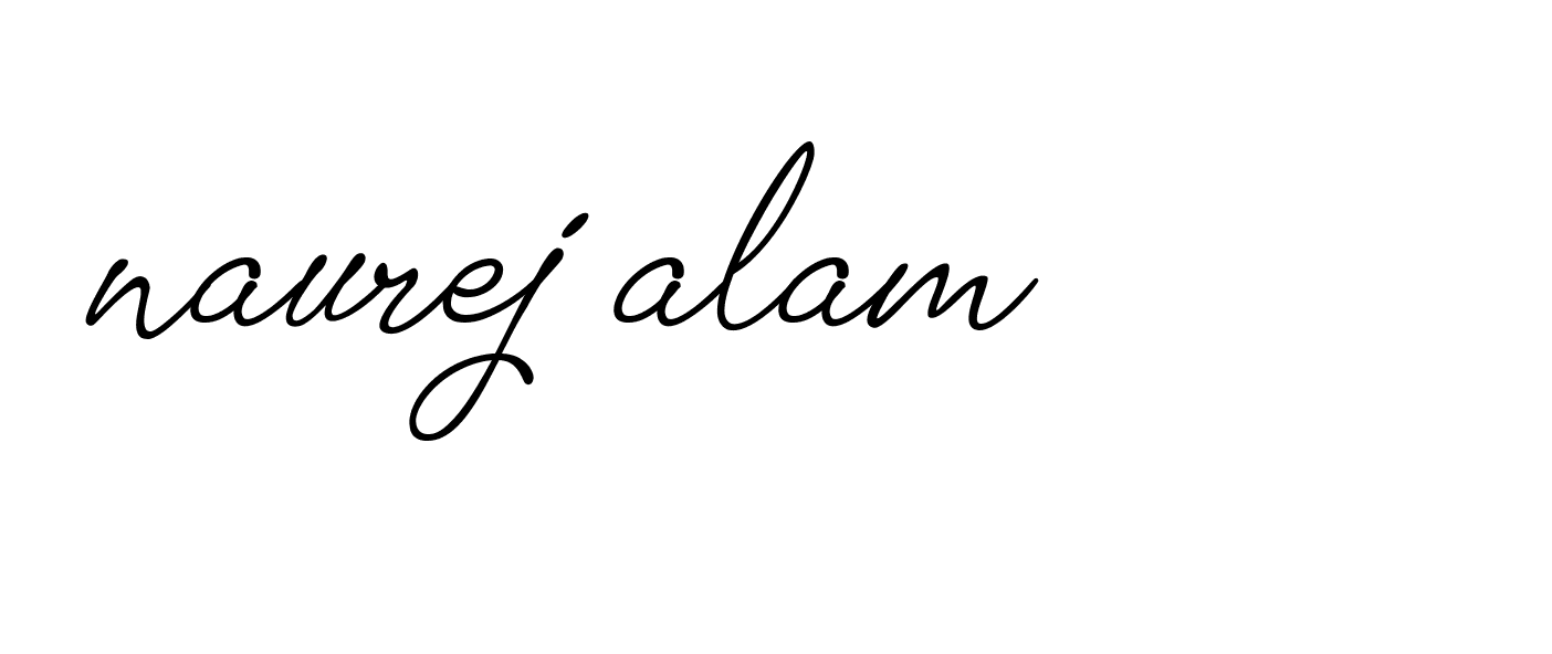 Signature of naurej-alam