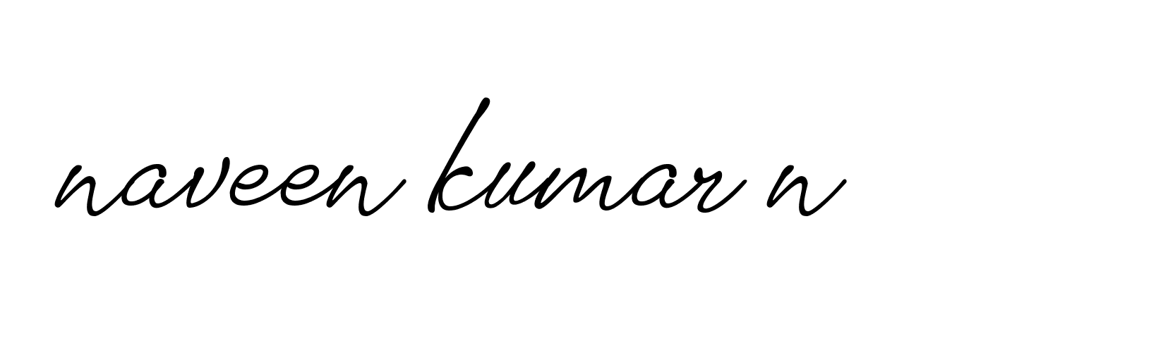 Signature of naveen-kumar-n