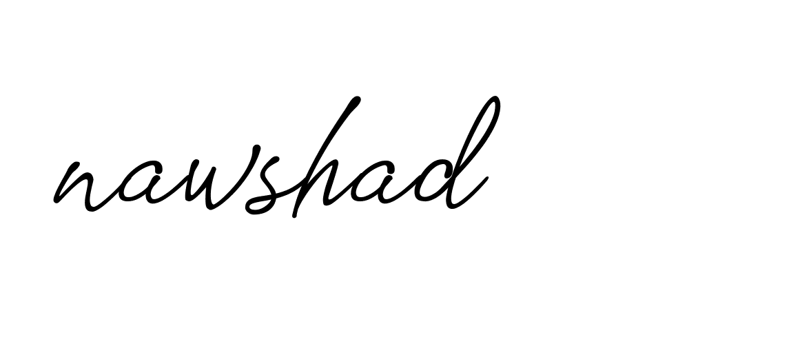 Signature of nawshad