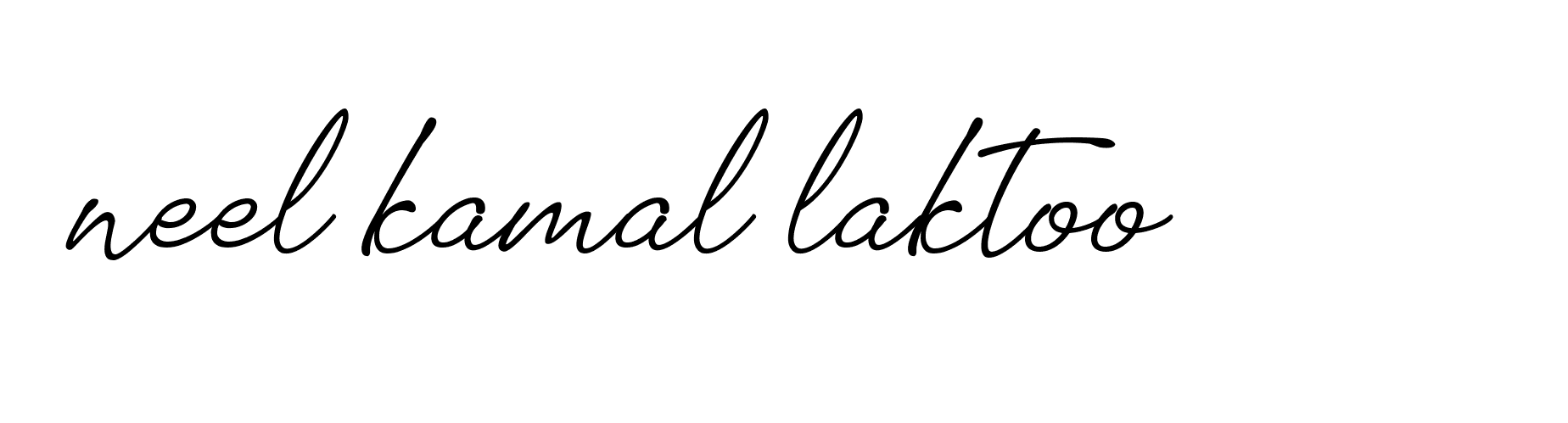 Signature of neel-kamal-laktoo