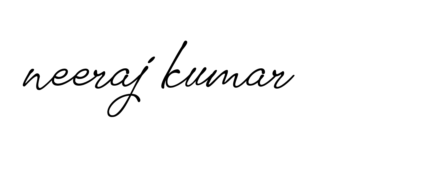 Signature of neeraj-kumar