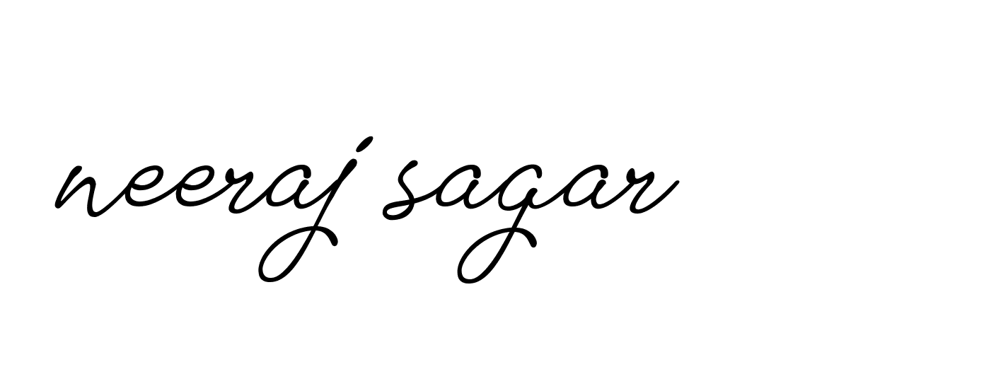 Signature of neeraj-sagar