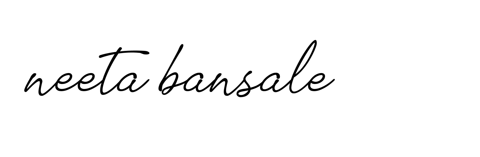 Signature of neeta-bansale