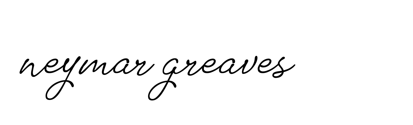 Signature of neymar-greaves