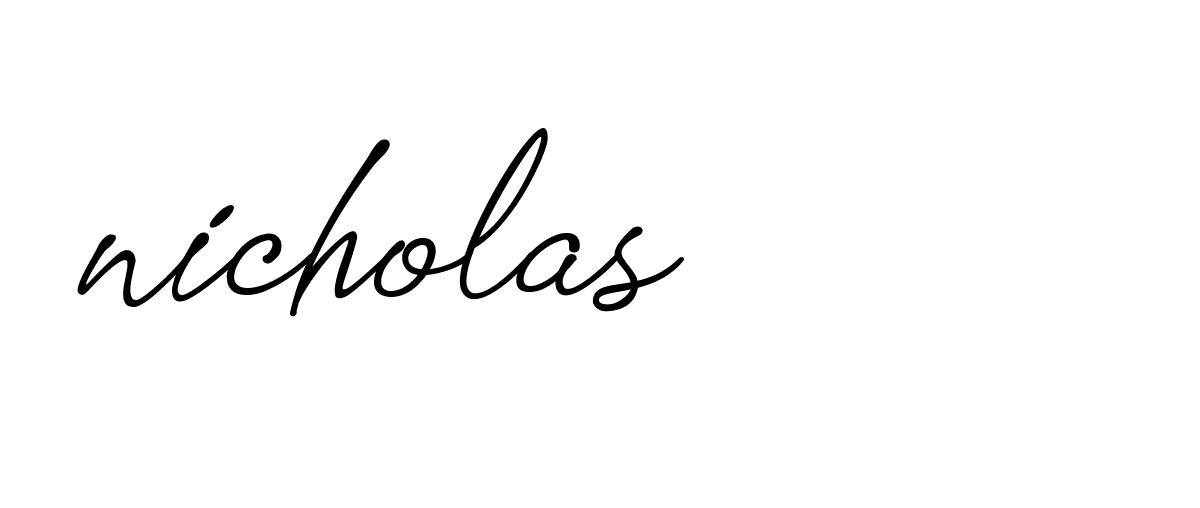 Signature of nicholas-