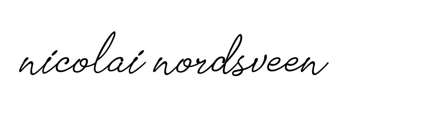 Signature of nicolai-nordsveen