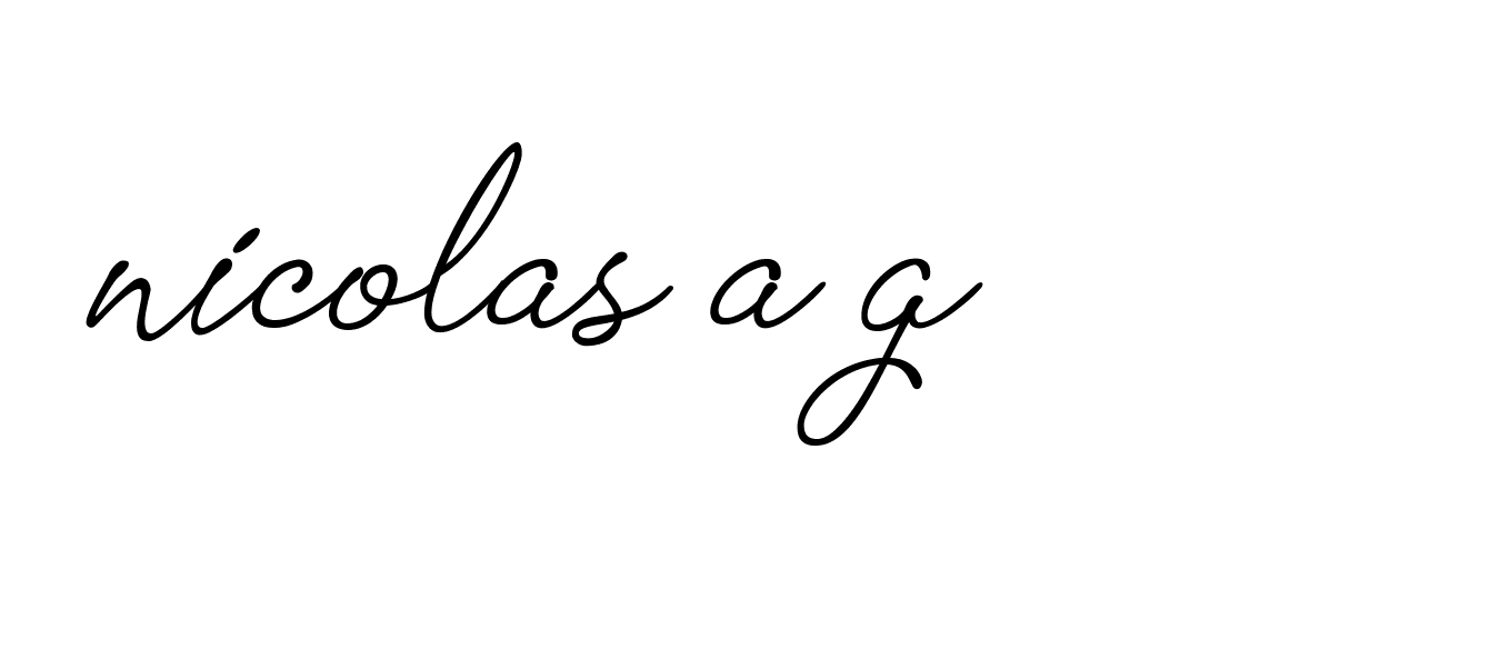 Signature of nicolas-a-g