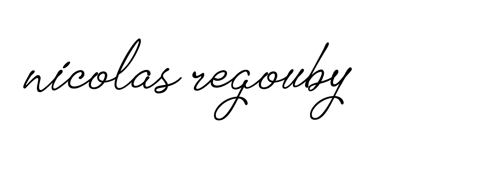 Signature of nicolas-regouby