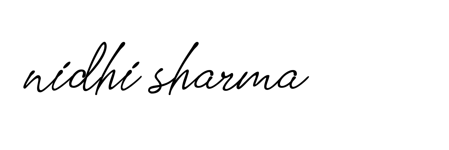 Signature of nidhi-sharma