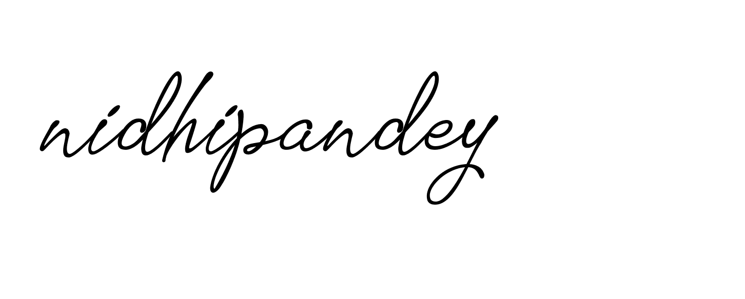 Signature of nidhipandey