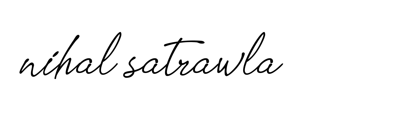 Signature of nihal-satrawla