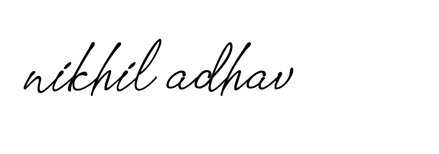 Signature of nikhil-adhav