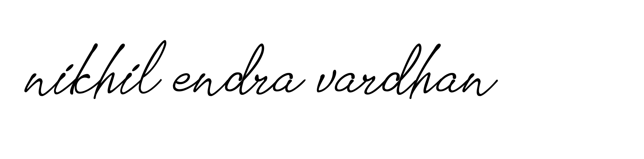 Signature of nikhil-endra-vardhan