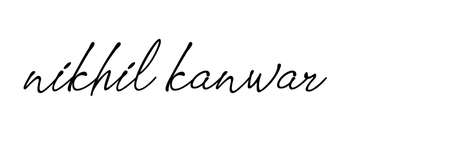 Signature of nikhil-kanwar