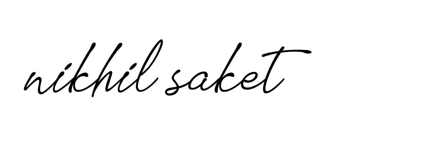 Signature of nikhil-saket